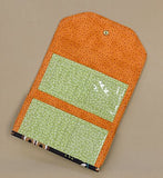 BUNDLE PACKAGE - Slim tri-fold wallet vinyl/leather and fabric PDF sewing patterns in English