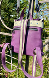 JASMINE BACKPACK WITH REMOVABLE SHOULDER STRAP -  pdf pattern IN ENGLISH ONLY