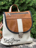 JASMINE BACKPACK WITH REMOVABLE SHOULDER STRAP -  pdf pattern IN ENGLISH ONLY
