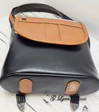 JASMINE BACKPACK WITH REMOVABLE SHOULDER STRAP -  pdf pattern IN ENGLISH ONLY