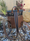JASMINE BACKPACK WITH REMOVABLE SHOULDER STRAP -  pdf pattern IN ENGLISH ONLY