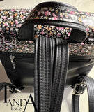 JASMINE BACKPACK WITH REMOVABLE SHOULDER STRAP -  pdf pattern IN ENGLISH ONLY