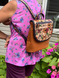 JASMINE BACKPACK WITH REMOVABLE SHOULDER STRAP -  pdf pattern IN ENGLISH ONLY