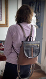 JASMINE BACKPACK WITH REMOVABLE SHOULDER STRAP -  pdf pattern IN ENGLISH ONLY