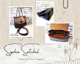 SOPHIA SATCHEL - SINGLE INTERIOR - pdf sewing pattern in Engish
