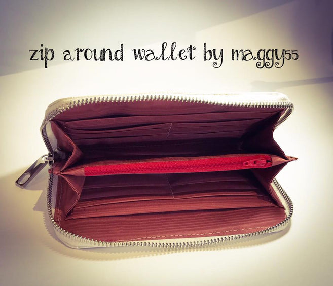 CLASSIC ZIP AROUND WALLET PDF sewing pattern in English – Maggy55